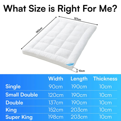 VaccaroTopper™ Luxury Thick Mattress Topper
